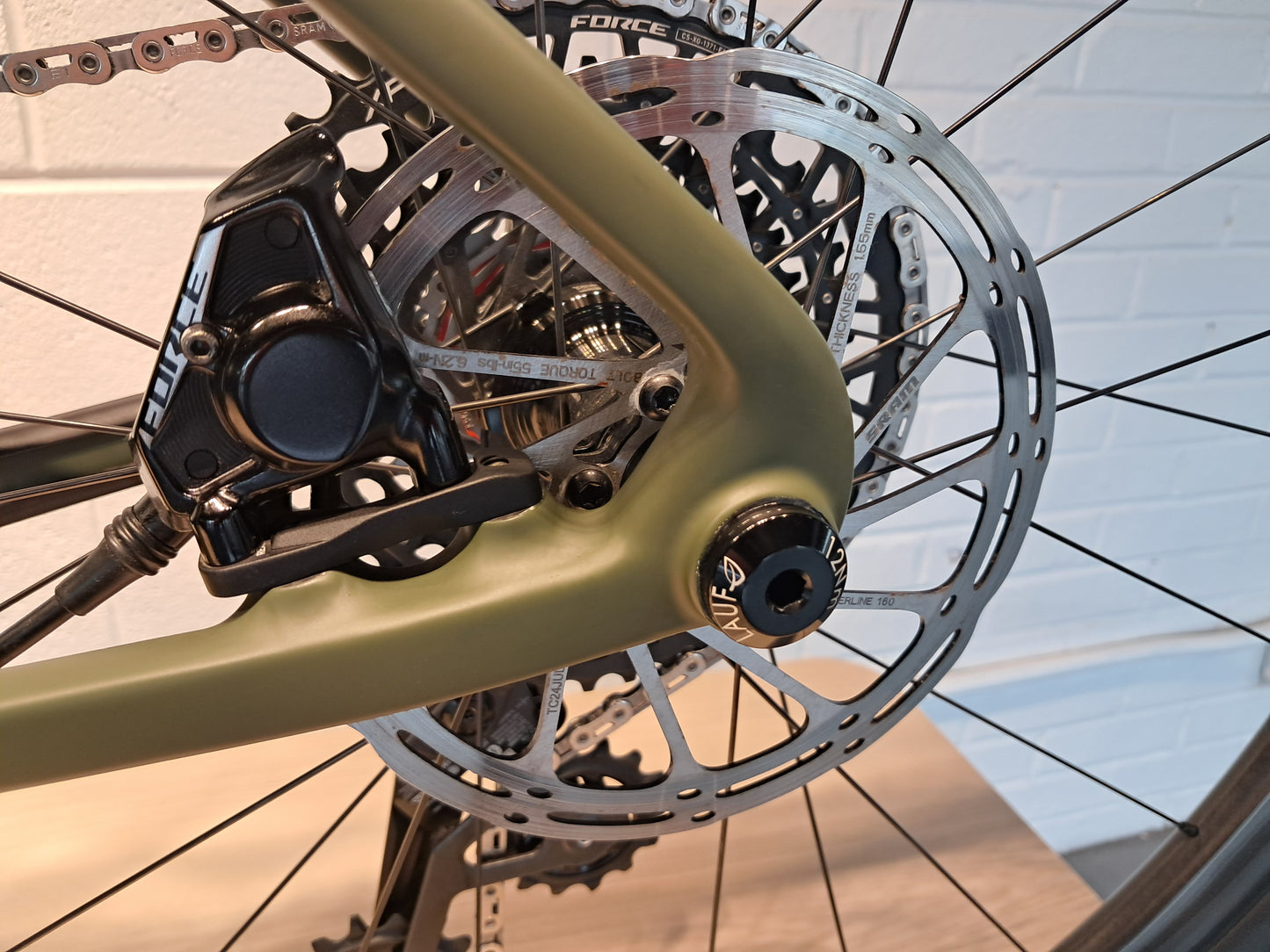 Seigla Rigid - Race Wireless E1 - (Large) Moss Green - Satin
