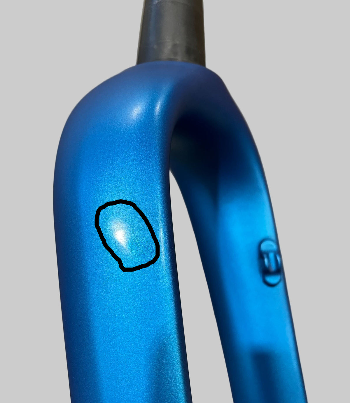 BLEM Fork - Silfra Blue - Light (12mm)