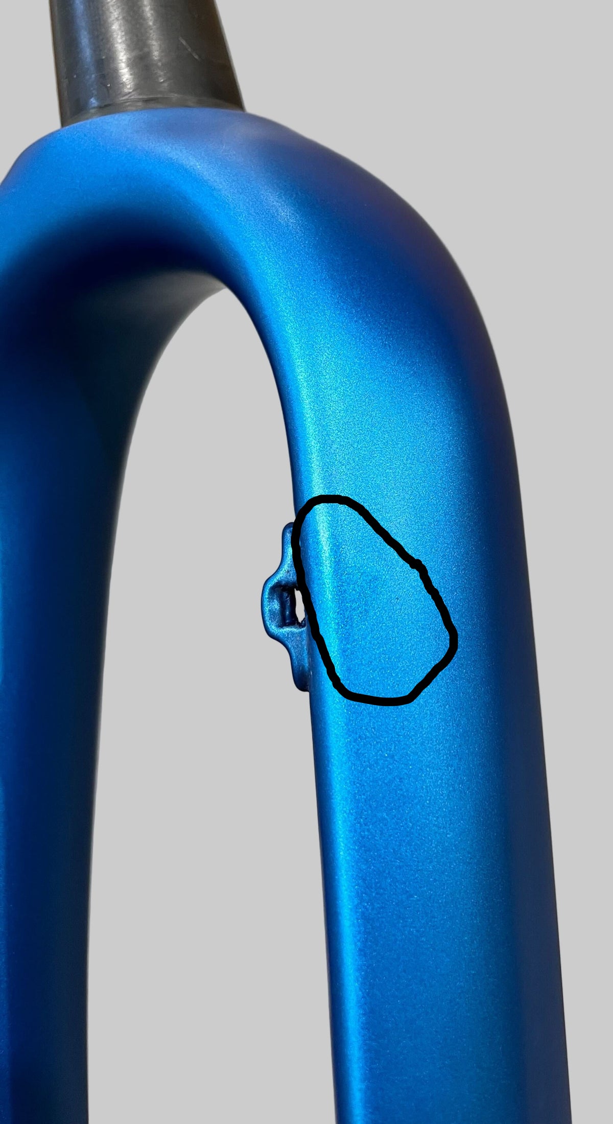 BLEM Fork - Silfra Blue - Light (12mm)
